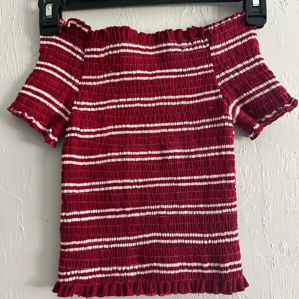 Off Shoulder Crop Top